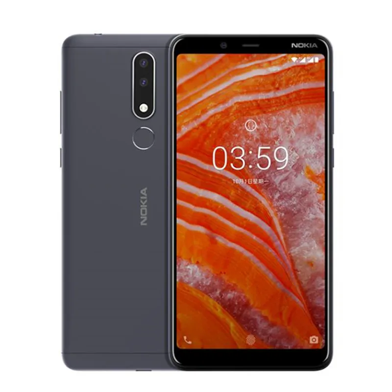 NOKIA 3,1 плюс мобильный телефон, 3 Гб оперативной памяти, Оперативная память 32GB Встроенная память 6,0 дюймов 18:9 Helio P22 Восьмиядерный Android 8 13+ 8 Мп функция отпечатков пальцев, 4G, LTE смартфон