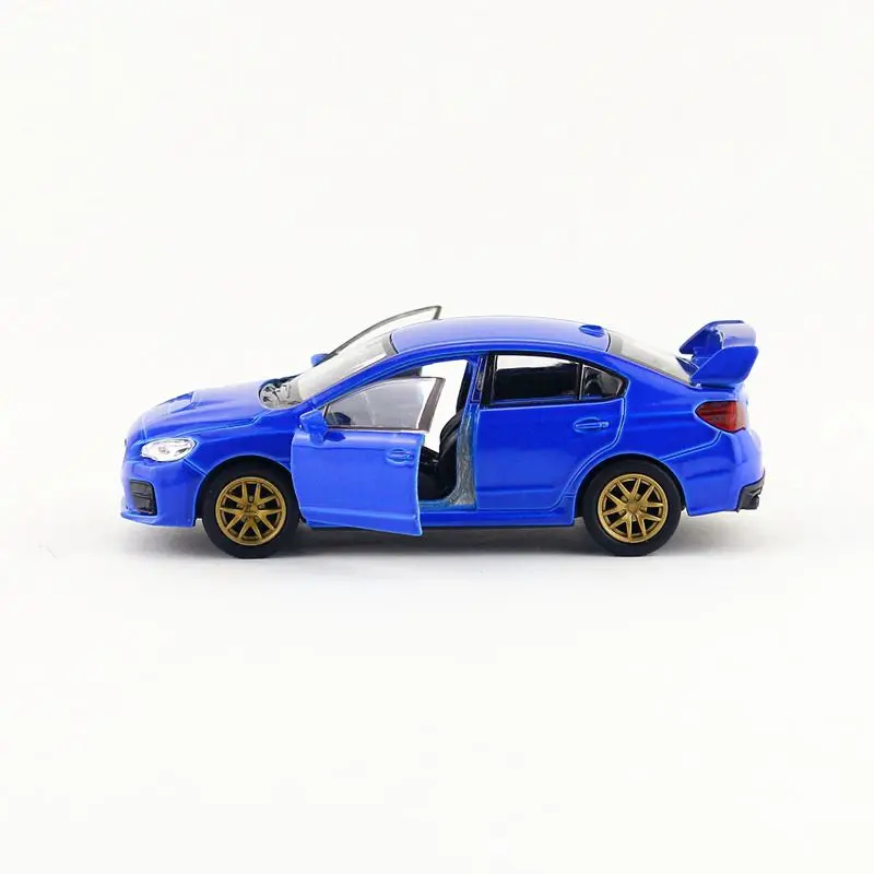 YJ 1/36 масштаб вытяните назад автомобиль игрушки Япония SUBARU Impreza STI литой металл