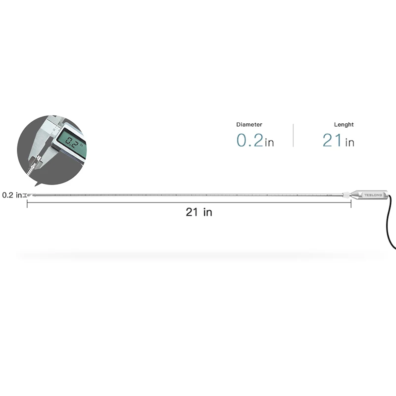 Жесткий бороскоп Teslong для винтовки камера чистки пистолета длинный стержень 26