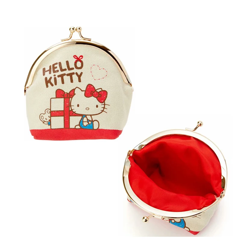 Рисунок Hello Kitty Мини милый мультяшный кошелек металлической пряжкой Монета Сумка