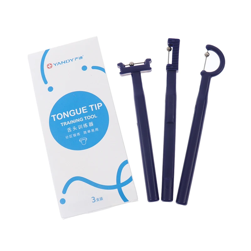 

3 шт. упражнения полости рта Тренировка мышц аутизма Логопедические разговора-инструмент для детей язык наконечник латерализации высоты ин...