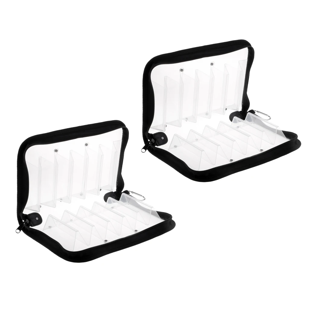 2 шт. сумка для хранения рыболовных приманок кальмара 12 отделений|Коробки