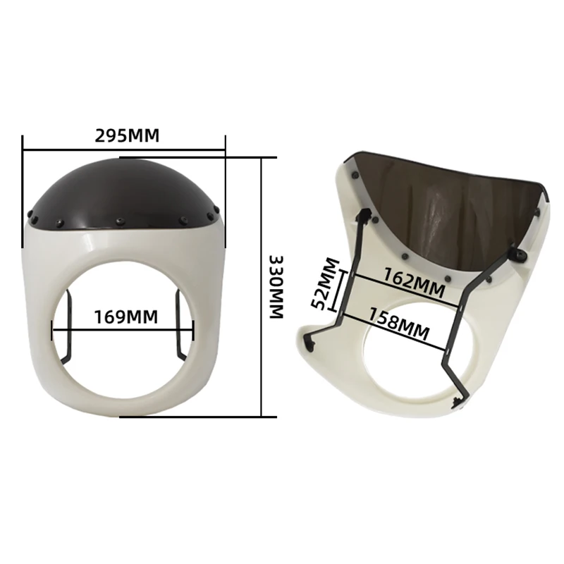 Пластиковый ветровой экран ветровое стекло для мотоцикла ветрозащитный