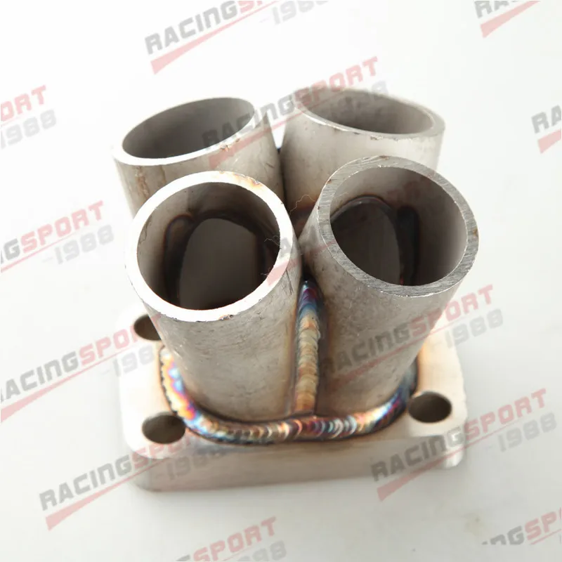 Новый 4 цилиндровый коллектор из нержавеющей стали фланец T25 T28| |