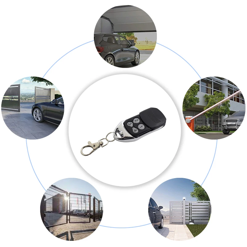 

MITTO 2, MITTO 4 MITTO 2A, MITTO 4A MITTO B2 Rolling Code Remote Control Gate Garage Door Key Fob 433,92MHZ RCB 02 R1 D111904