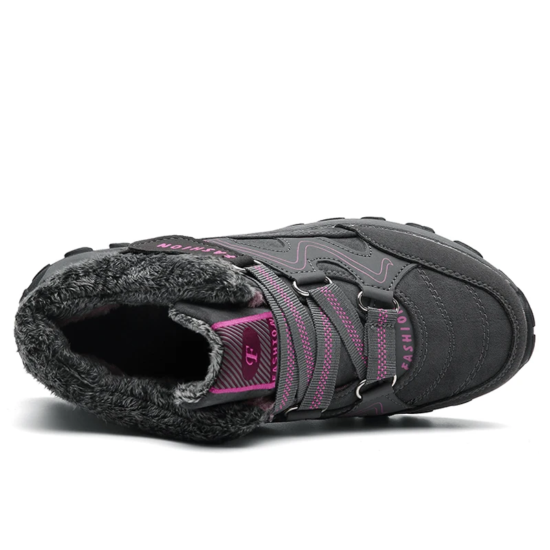 ALCUBIEREE зимние женские ботильоны уличные теплые ботинки для женщин Короткие