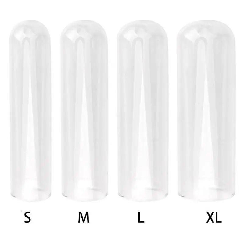 Анальная пробка с полым стеклом прозрачный Массажер для интима и любви