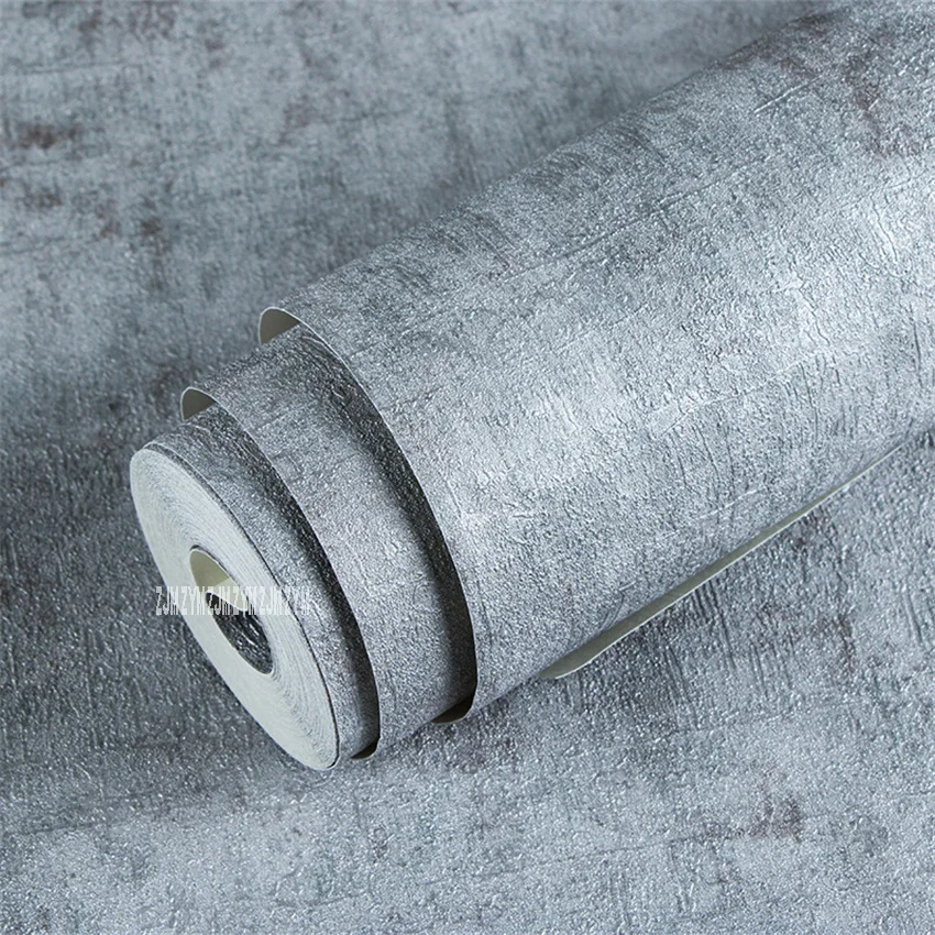 9 5*0 53 м Ретро Лофт имитация цемента однотонные обои промышленный Ресторан Бар