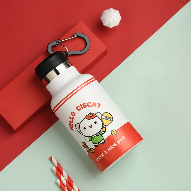 Детская бутылка для воды FEIJIAN изолированная термос из нержавеющей стали с