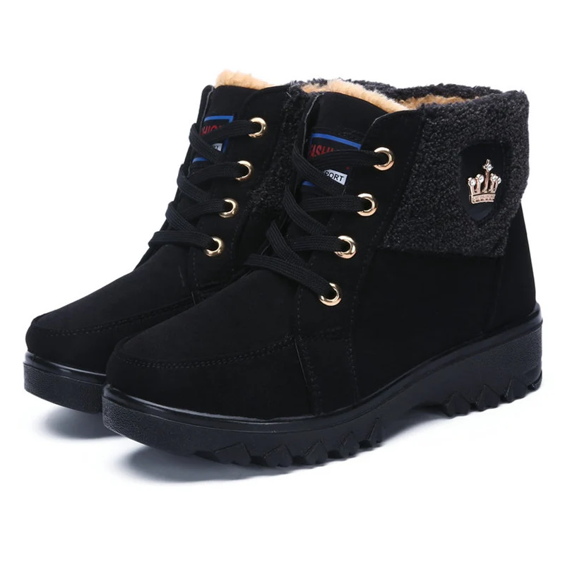 Женские ботинки новинка зимы 2020 хлопковая обувь для женщин среднего возраста