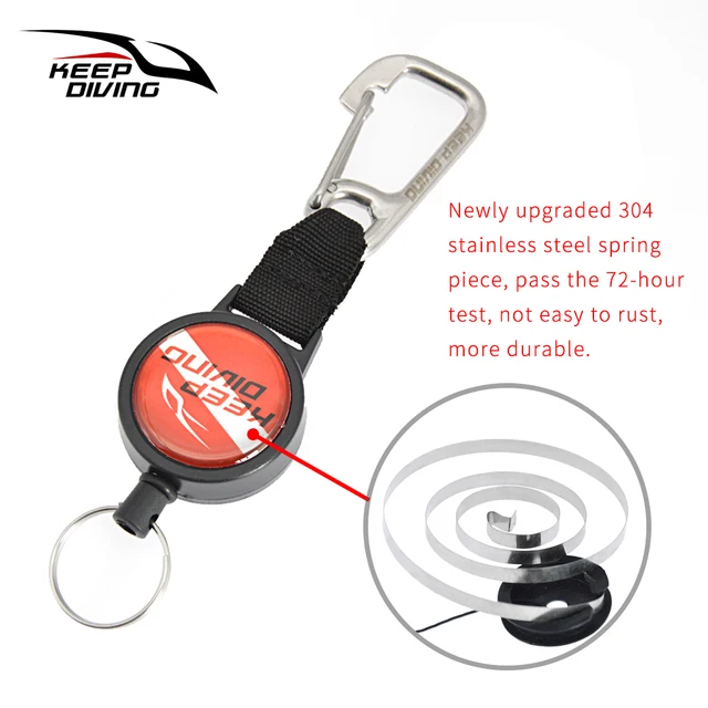 

Противоударная пружина для подводного плавания, масштабируемая проволока из нержавеющей стали, ремешок под водой TEC, защитный инструмент д...