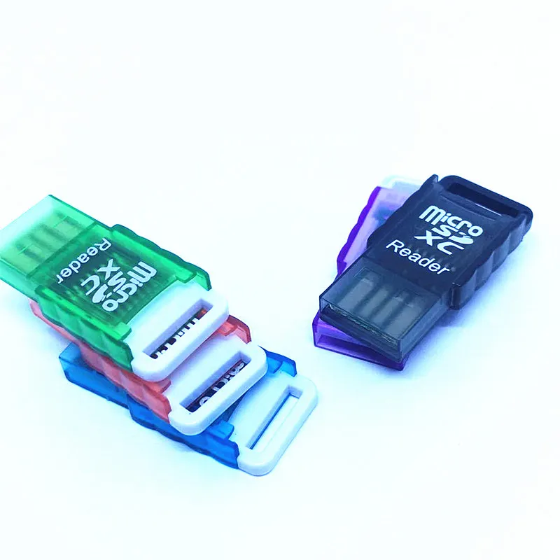 10 шт./лот мини USB 2 0 кард ридер карта адаптер Поддержка TF micro SDHC SDXC SD до 256 ГБ для