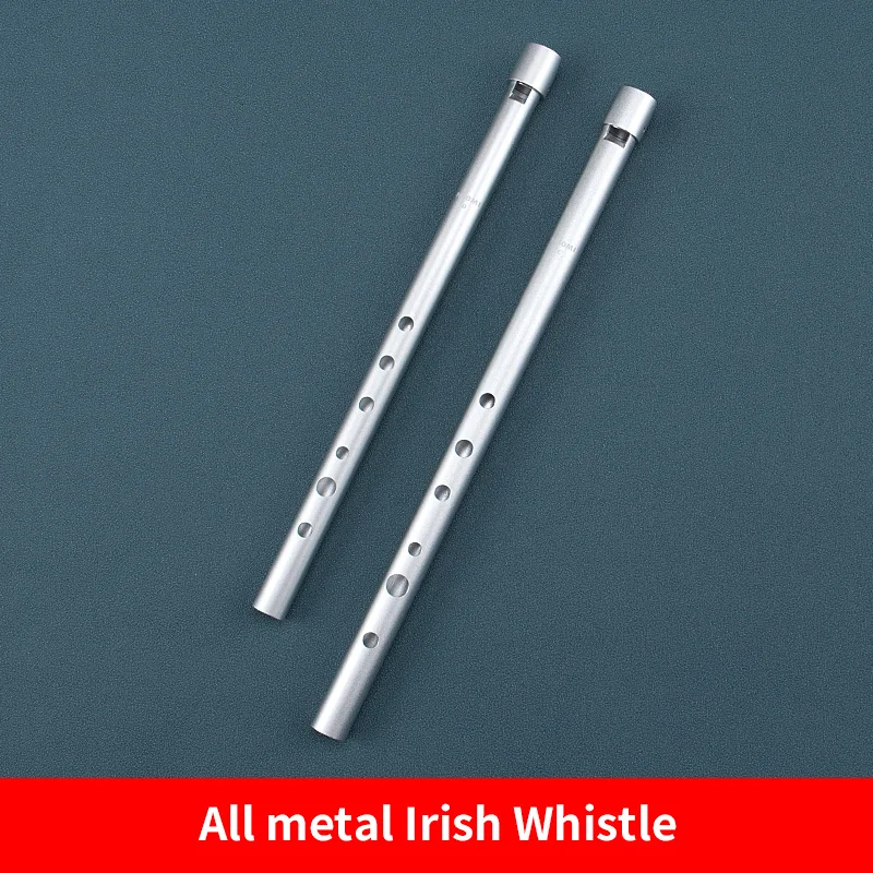 

Aluminum tube flute Irish Whistle Flute C/D key Ireland Flute Tin Penny Whistle 6 Hole Flute Musical Instrument