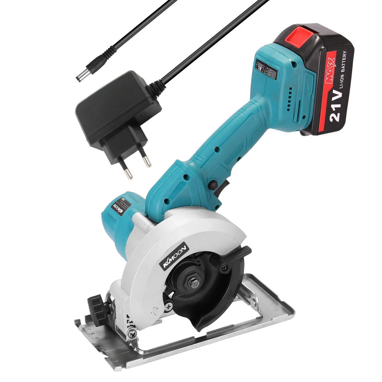 

5inch 21V Electric Circular Saw High Power Lithium Battery Woodworking Tool Brushless Copper Wood Board Marble Cutting Machine