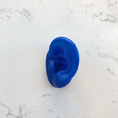 Модель человеческого уха asmr из мягкого силикона 4 Х6 см для bluetooth-гарнитуры