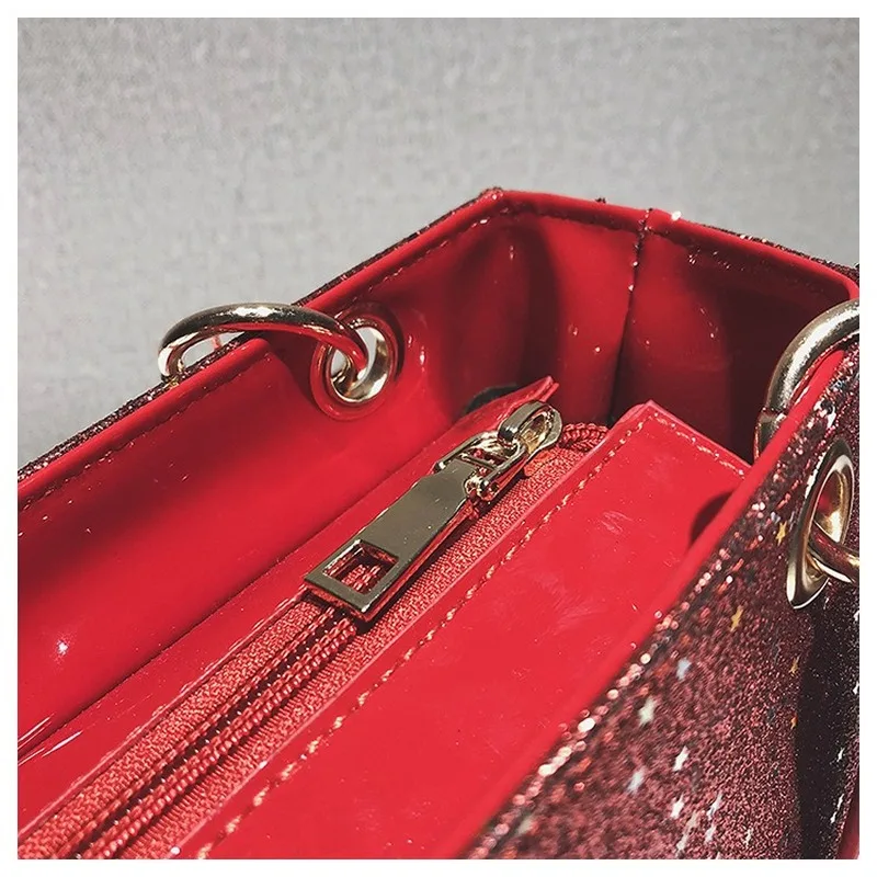 

Valuable Sequins Two Pieces Polyester Shoulder Bags Single Fashion Noble Bolsa Feminina Crossbody Bags for Women Torebki Damskie