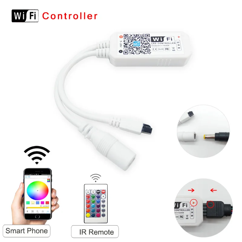 RGB LED Strip 5m 10m 15m Waterproof Led Neon Light 2835 5050 DC12V 30Leds/M Flexible Lighting Ribbon Tape Controller Adapter Set | Освещение