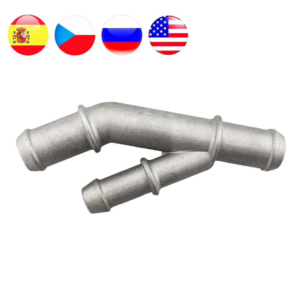 

Т-образный штуцер охлаждающей жидкости из алюминиевого сплава для шланга, соединитель для трубы MK4 Golf Jetta Bettle A3 S3 TT 1,8 T 1J0121087E 1J0122109AQ