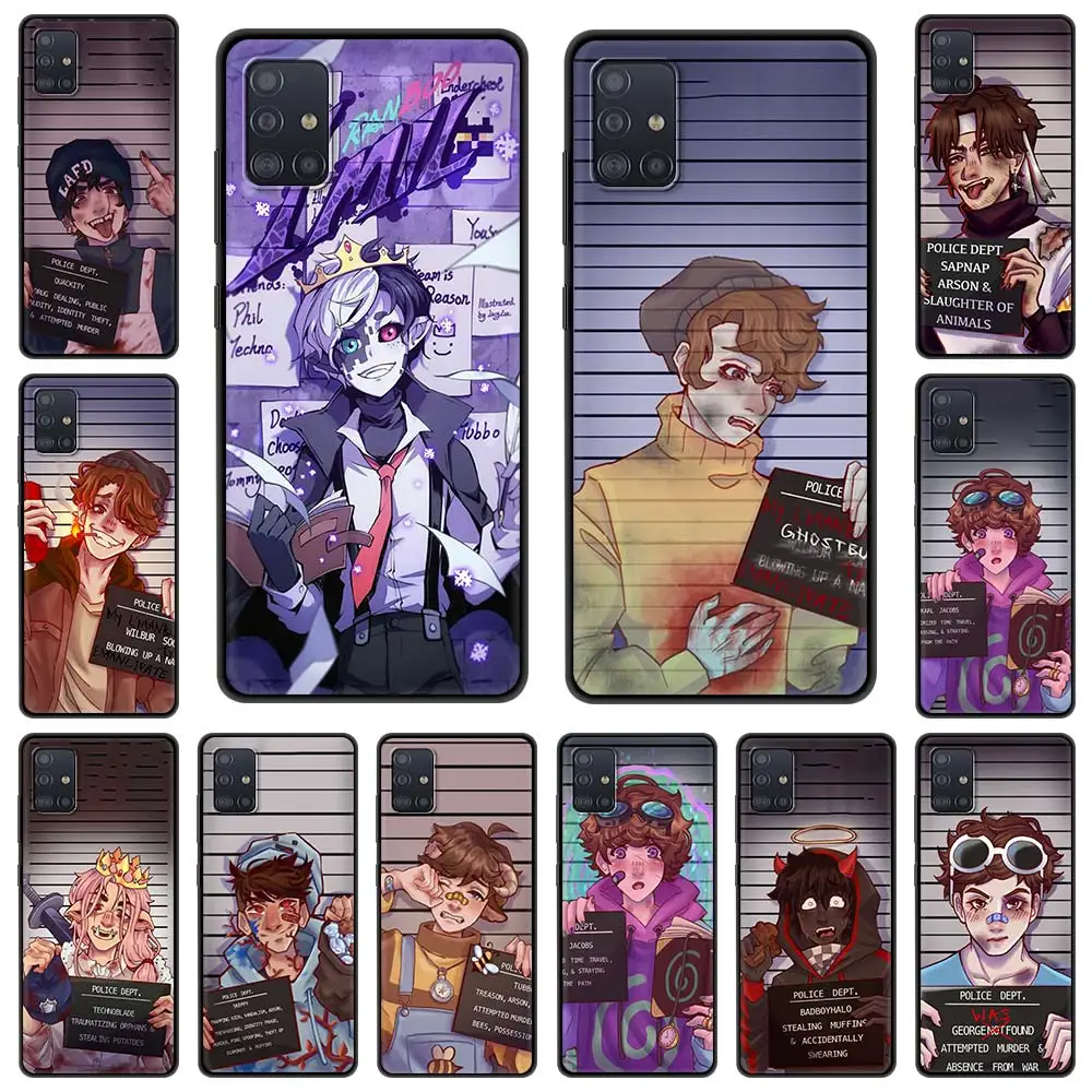 

Dream Smp Hot Spot Game Smile Ultra Phone Case for Samsung Galaxy A51 A71 A21S A12 A11 A31 A52 A41 A32 5G A72 A01 Silicone Cover