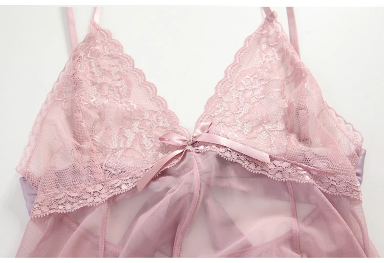 Ночное белье женское сексуальное летнее размера плюс с открытой спиной | Женская