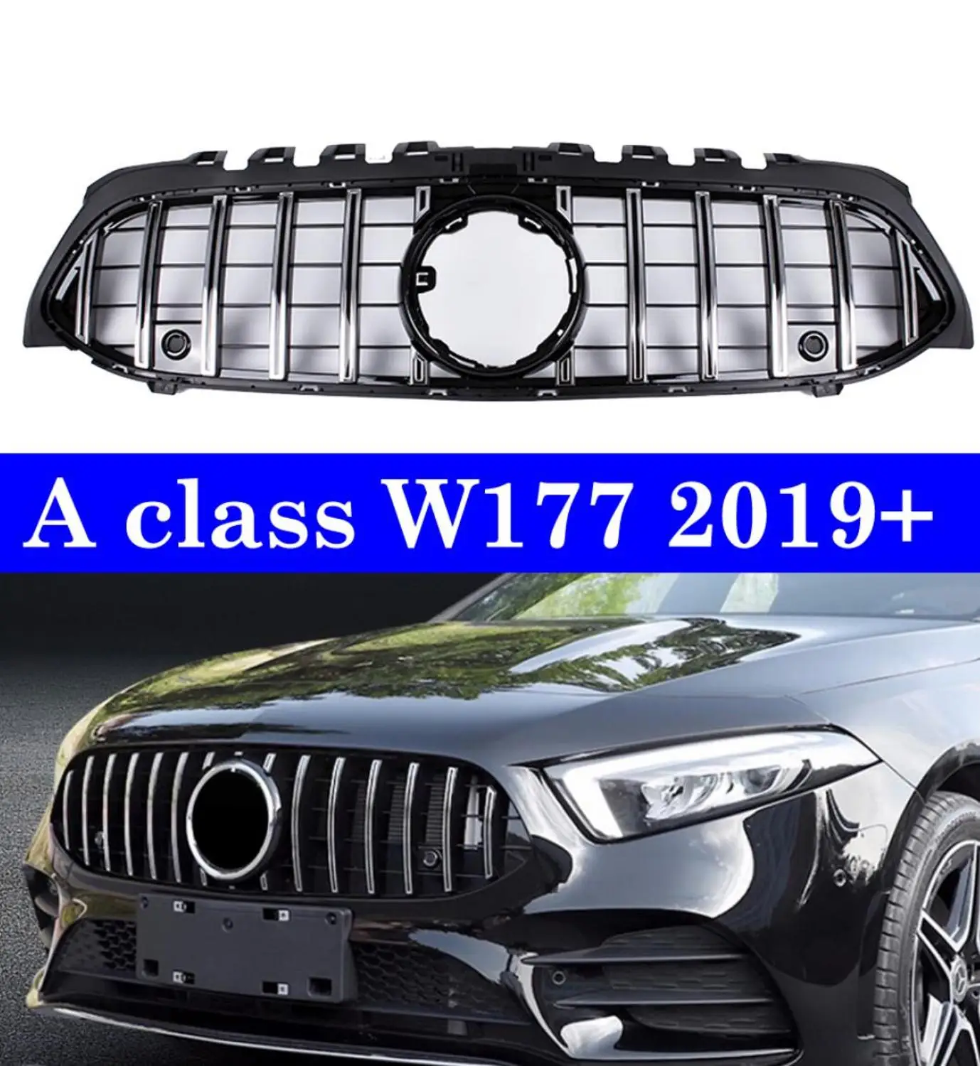 

GT сетка стиль решетка для Mercedes-Benz класс W177 A250 A250 A35 2019 2020