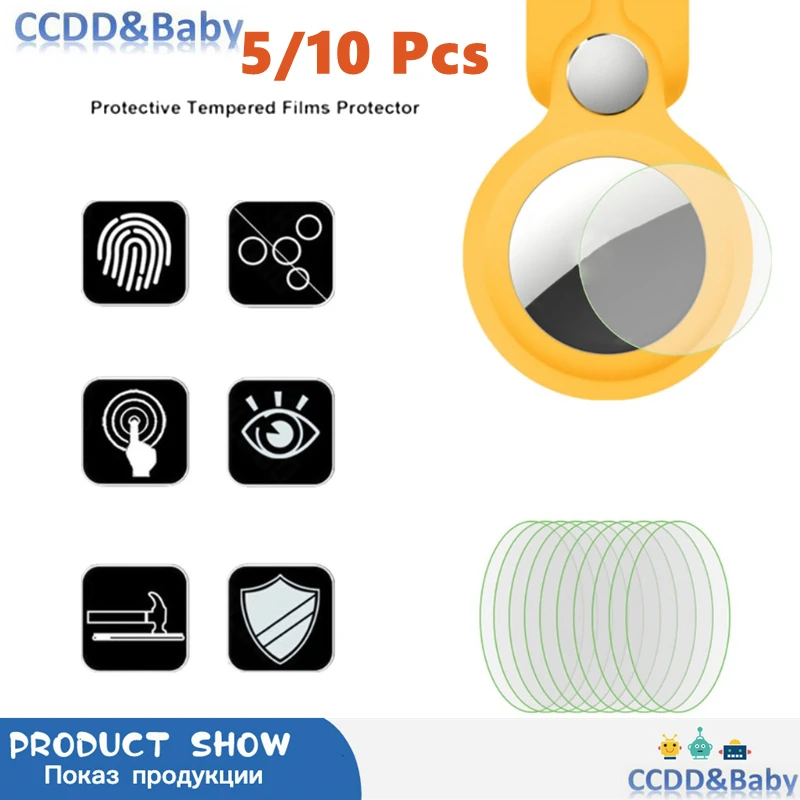 

5/10Pcs Soft Protective Film For AirTags Tracker Screen Protector Smart Bracelet Accessories Not Glass