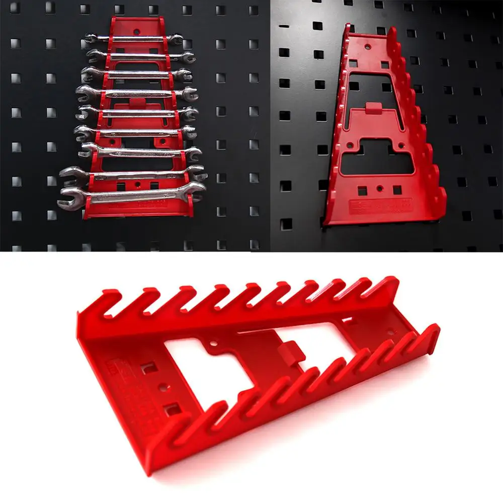 1 шт. пластиковый держатель для гаечных ключей 9 ячеек|Сумки инструментов| |