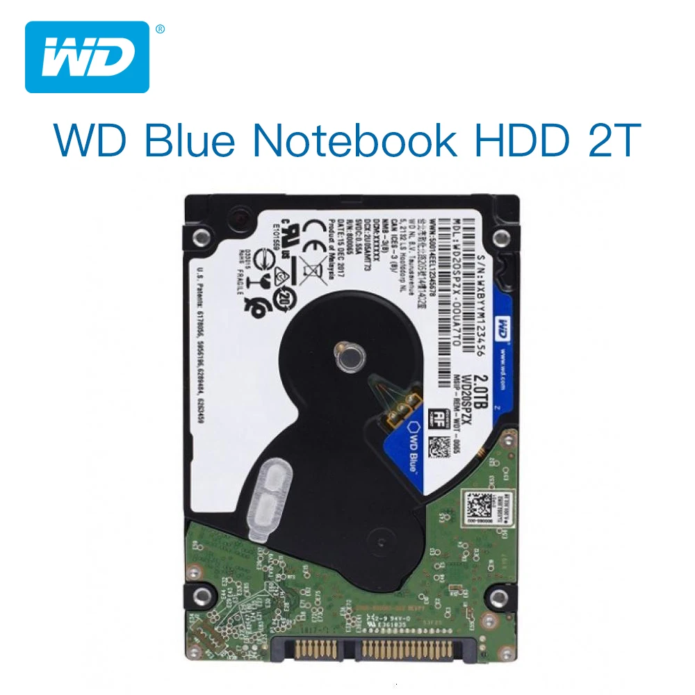 Внутренний жесткий диск Western Digital WD 1 ТБ 2 5 &quot7 мм для ноутбука Playstation 4 PS4 Slim HDD SATA III 6