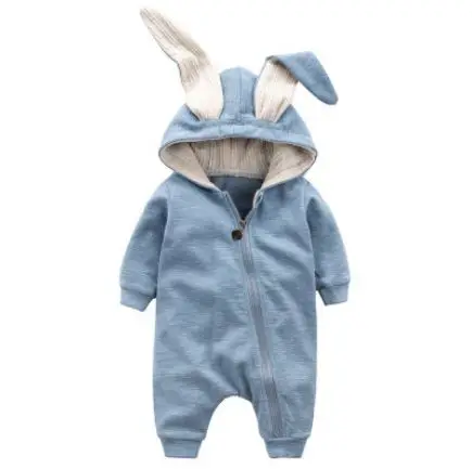 

Boys Girls Clothes Hooded Baby Rompers For Babies Newborn Clothing Infant Cute Rabbit Ear Costume Jumpsuit Baby Outfit