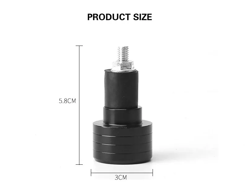 Мотоцикл Скутер заглушка для руля Ручка Конец модифицированный анти осень CNC