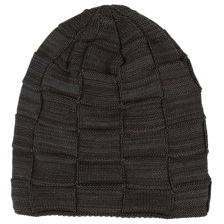 Мужские шапочки вязаная шапка Зима шапка для мужчин вязаная шапка для мальчиков утолщенная Шапка Балаклава Skullies модная теплая вязаная шапка