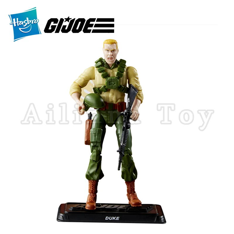 

Экшн-фигурка Hasbro G.I.JOE, 3,75 дюйма (10 см), оригинальная, ретро, Duke, коллекция аниме, модель фильма для подарка, бесплатная доставка