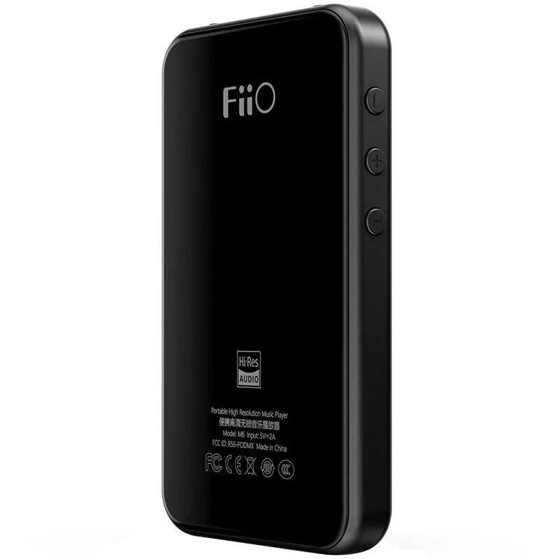 Портативный MP3 плеер FiiO M6 HiFi аудио проигрыватель с Bluetooth Hi-Res звук USB чип DAC ES9018Q2C