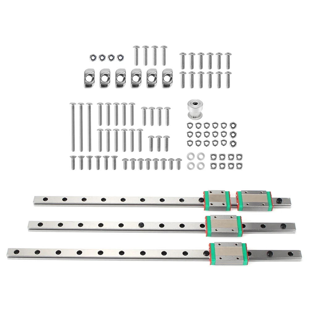 fysetc hiwin x axis y axis linear rail guide mgn12 for prusa mk3s 3d printer with slide block upgrade kit free global shipping