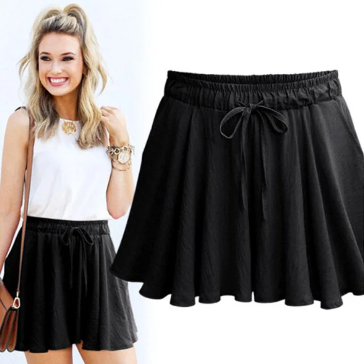 Оранжевые черные желтые розовые Свободные повседневные корейские шаровары с