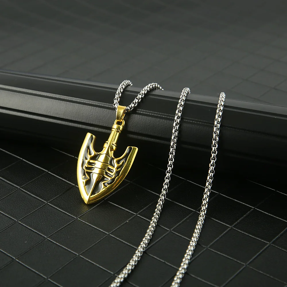 

Anime JOJOS BIZARRE ADVENTURE Necklace Kujo Jotaro Arrow Metal Pendant Chain Choker Necklaces Charm Gifts Jewelry collares