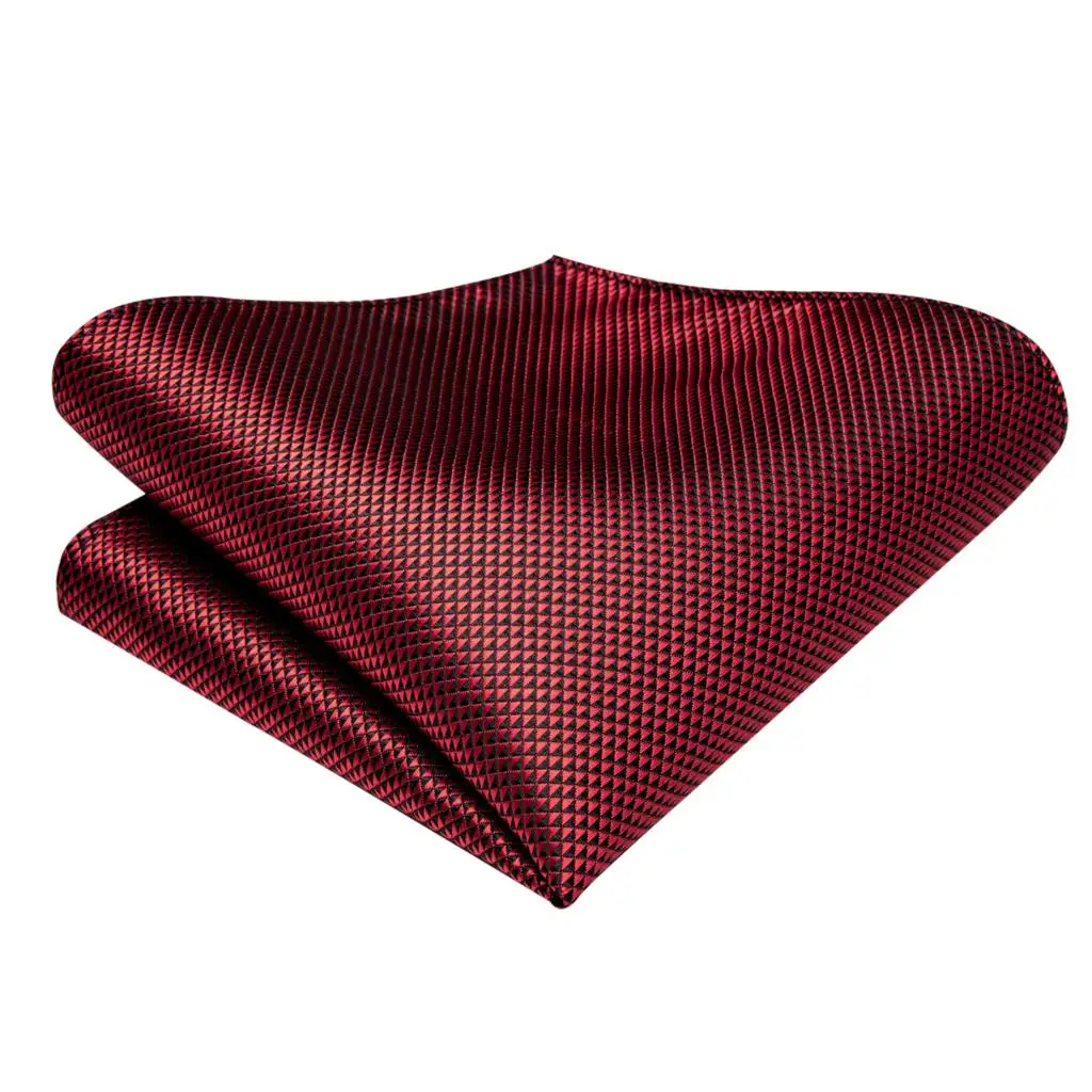 Красный однотонный Шелковый галстук бабочка для мужчин классический свадебный