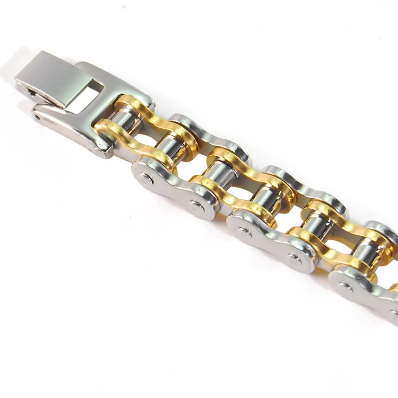 Браслет для мужчин 316L нержавеющая сталь серебряный черный Байкерский