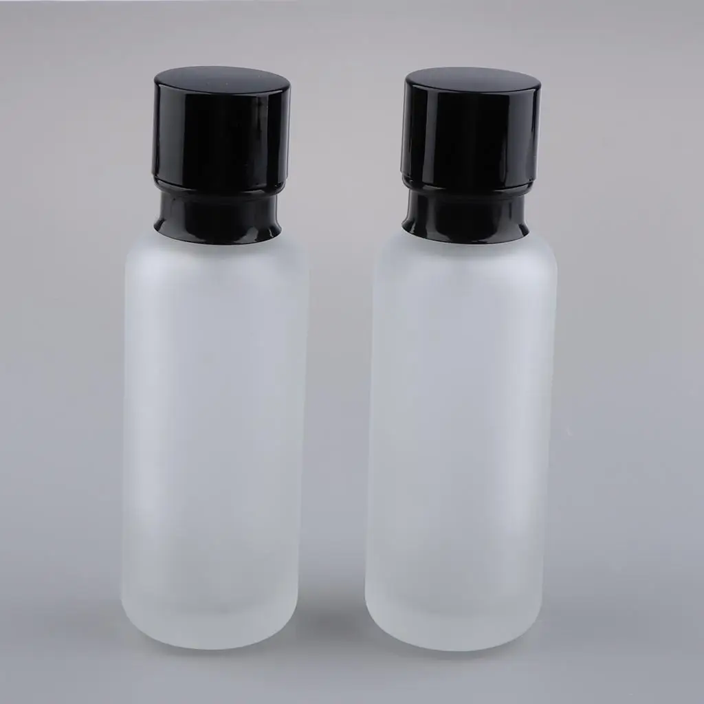 

Kesoto 2 шт., пустой стеклянный контейнер для макияжа, Женская бутылка с насосом, чехол для путешествий, гель для шампуня