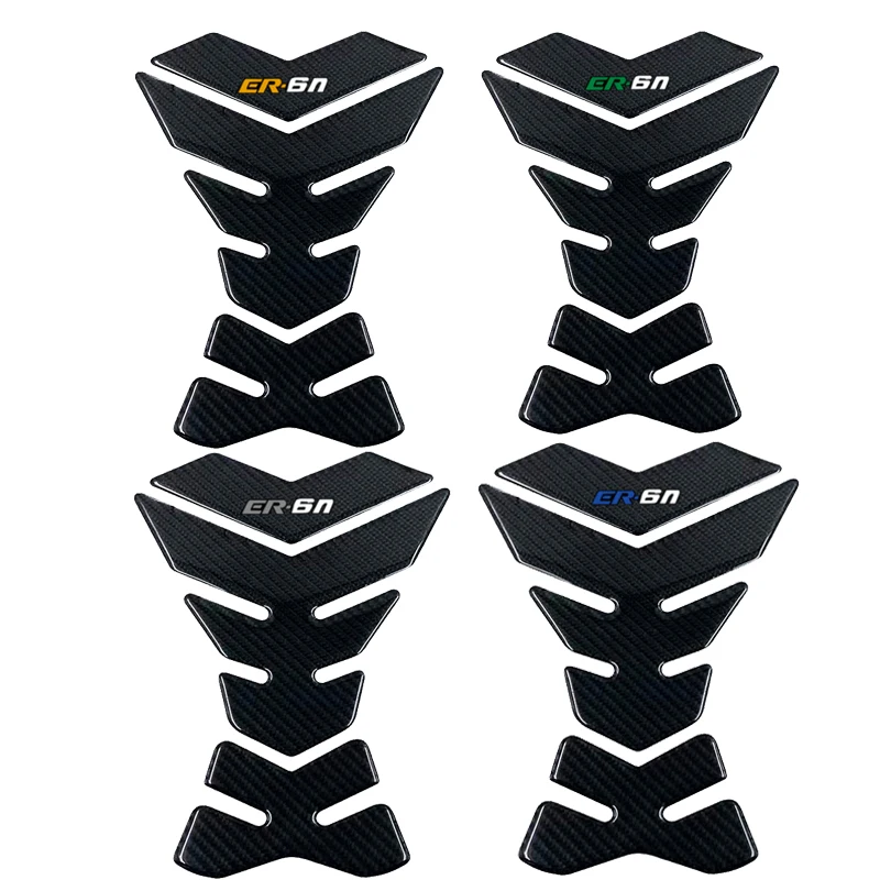 Мотоциклетные наклейки "Tank Pad Sticker Protector Decals Case Carbon-look" для Kawasaki ER6N ER-6N Tankpad.