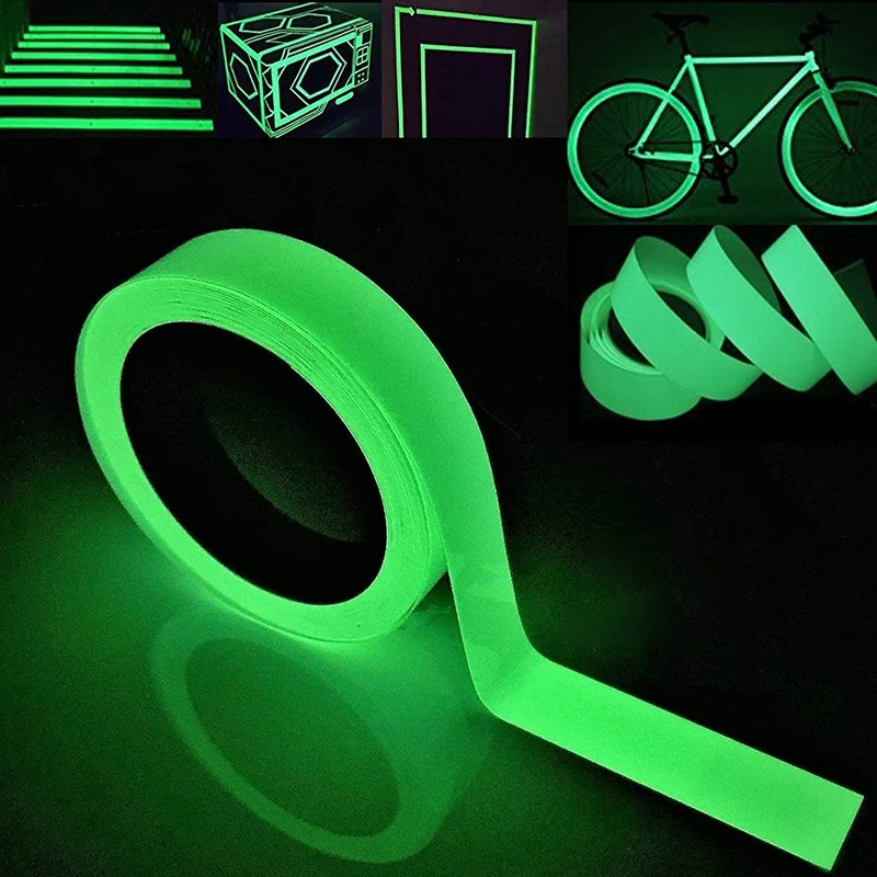 

2cm x 10m Ultra-Bright Home Improvement Stage Design Luminous Tape Luminous Film Luminous Ran Stickers Luminous Tape