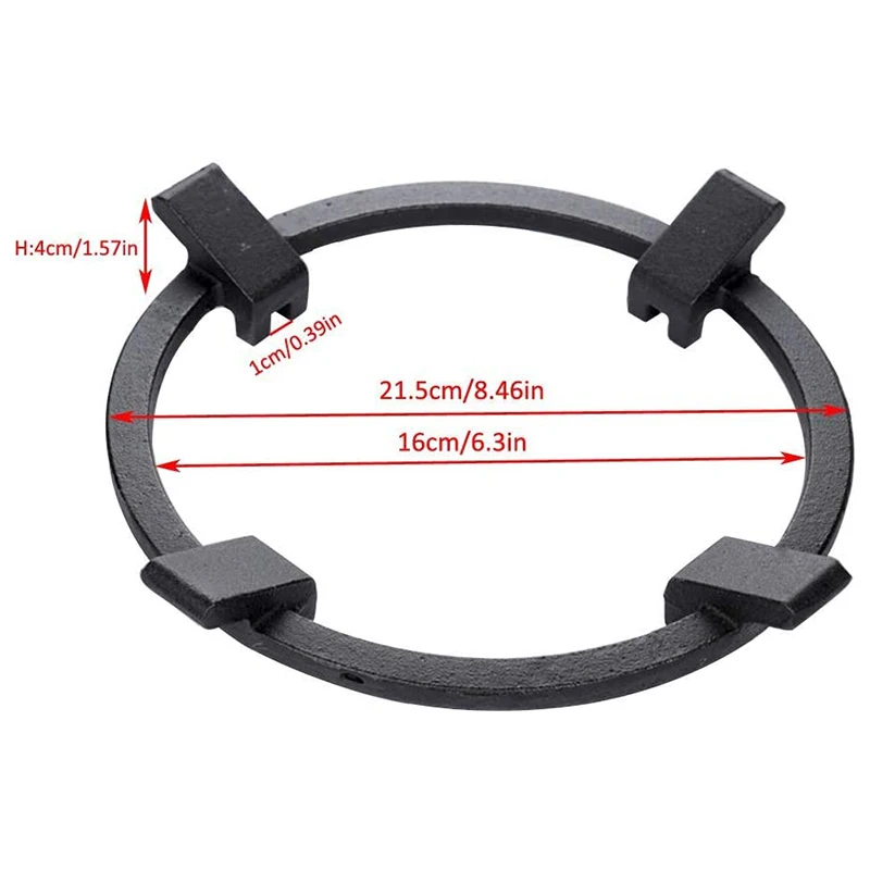 Чугунная Подставка-вок для кастрюль подставка горелки газовой плиты варочной