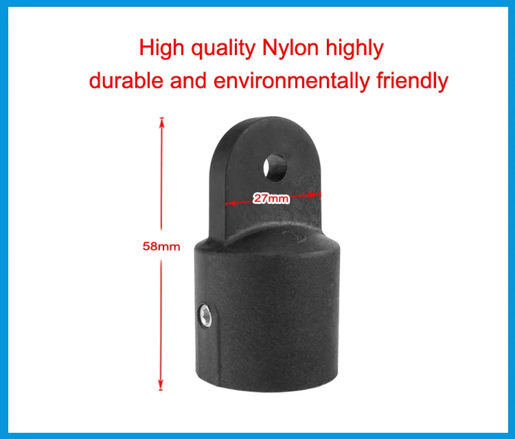 Нейлоновая Крышка для концевых труб 25 мм Бимини фитинг оборудование морской