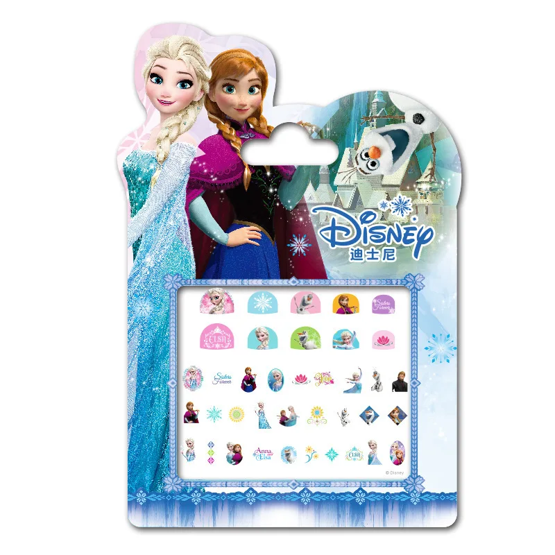 Наклейки для ногтей Disney Холодное сердце детей игрушки макияжа Детские