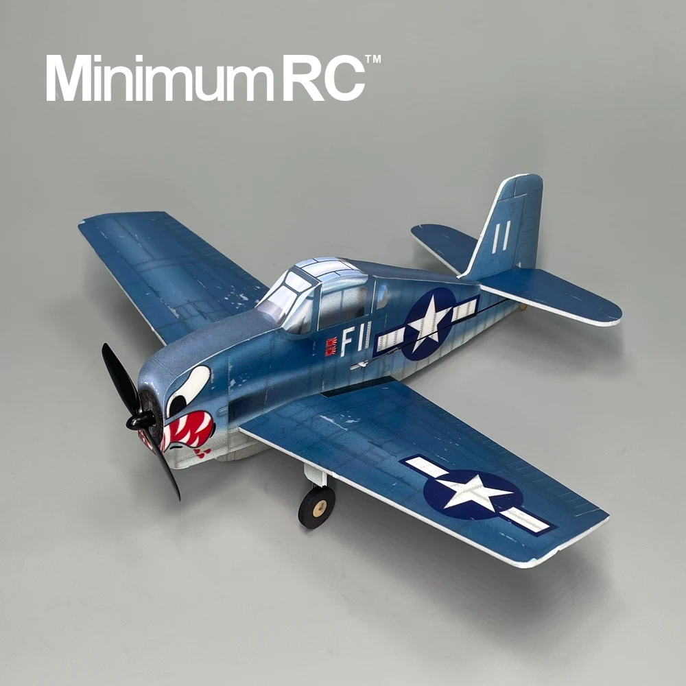 Минимум RC F6F Hellcat 4-канальный истребитель 320 мм модель самолета с дистанционным