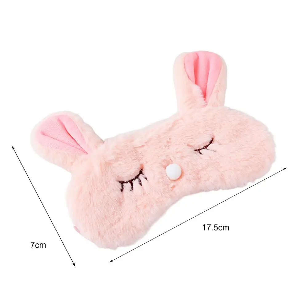 Plush Eye Cover Sleeping Masks Rest Aid Eyepatch Animal Style Lights Shading Soft Blindfold Cartoon Rabbit | Красота и здоровье