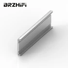 Оптовая продажа с завода, экструзия алюминиевого сплава с разъемом 6061 для усилителя звука, шасси, цветная обработка на станке с ЧПУ