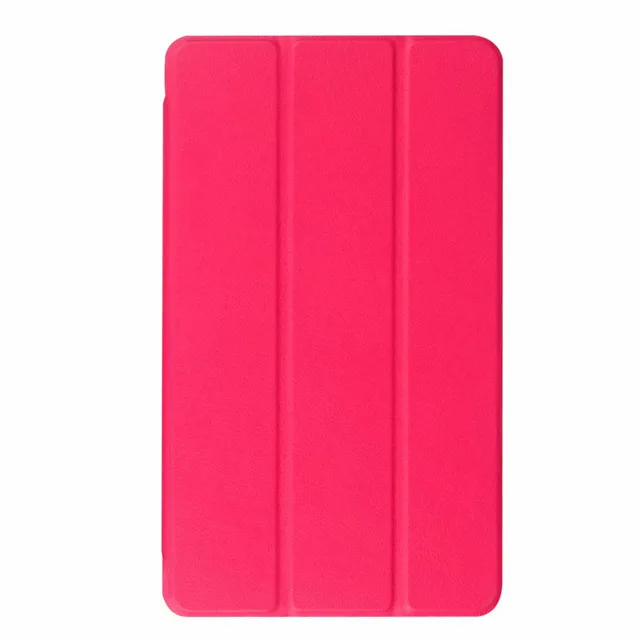 rose red Магнитный смарт-чехол из полиуретановой кожи в виде ракушки для huawei MediaPad M3 Lite 8,0 CPN-W09/L09 8," чехол для планшета+ пленка+ ручка - Цвет: rose red