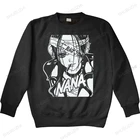 Модная мужская толстовка с капюшоном манга Нана Осаки с длинным рукавом хлопковая толстовка с круглым вырезом уличная одежда толстовка с капюшоном японского аниме Харадзюку толстовки Топы