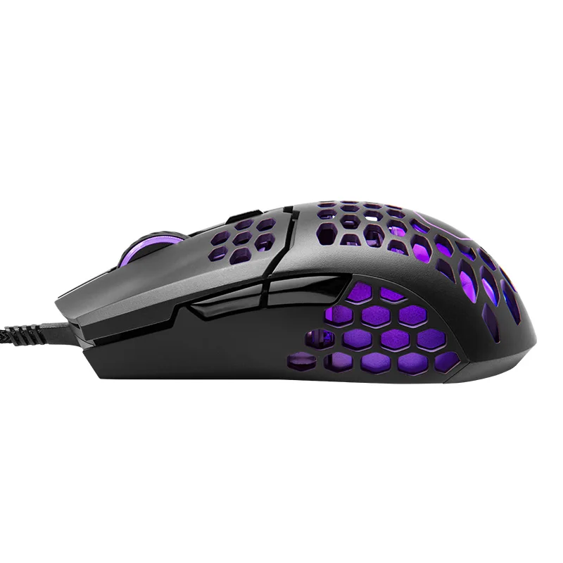 cooler master mm711 lite rgb backlight gaming mouse lightweight honeycomb shell for computer pc laptop gamer complete mause free global shipping